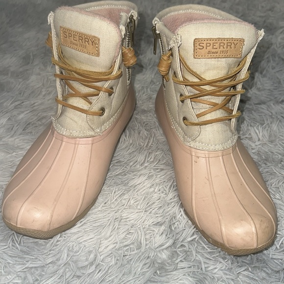 Pink Sperry Duck Boots - Picture 8 of 9